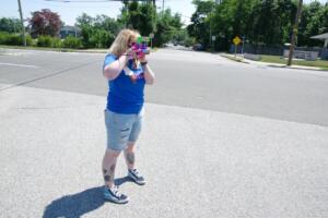 Polaroid in the Middle of the Road